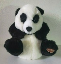 Applause Lou Rankin 10” Panda Bear Cub Plush Stuffed Animal Curled Lying on Back - £19.45 GBP