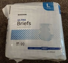 80 McKesson Ultra Heavy Absorbency Adult Disposable Brief Diapers M Tab  Closure