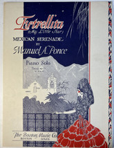 Estrellita (My Little Star) Mexican Serenade by Manuel A. Ponce 1928 Sheet Music - £14.14 GBP