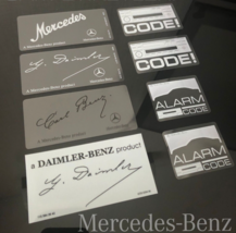 Windows Glass Decal Labels Set Stickers For Mercedes-Benz W111 W112 W113... - £31.62 GBP