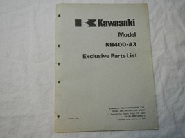1976 Kawasaki KH400 KH 400 Parts list diagram book catalog manual - $34.64