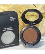 Mac Matte Eyeshadow SWISS CHOCOLATE - Full Size New In Box Free Shipping - £12.43 GBP