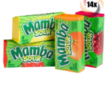 14 Packs | Storck Mamba Sour Assorted Fruit Chews | .93oz | 6 Chews Each - £12.28 GBP