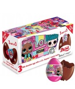 ZAINI L.O.L Milk Chocolate Surprise Eggs with Collectible Prize BOX 3pcs - £8.76 GBP+
