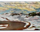Trail Ridge Road Above the Clouds Timberline Colorado CO Linen Postcard Z2 - $2.92