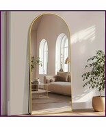 Full Length Arched Floor Mirror Standing Hanging Leaning Body Mirror Hom... - €49,98 EUR+