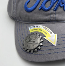 Ford Baseball Cap With Bottle Opener Attached/ Adjustable Back Dad Hat - £17.17 GBP