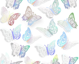 Butterfly Decorations, 3 Sizes 3 Styles Butterfly Wall Decor, 72 Pcs But... - $20.50