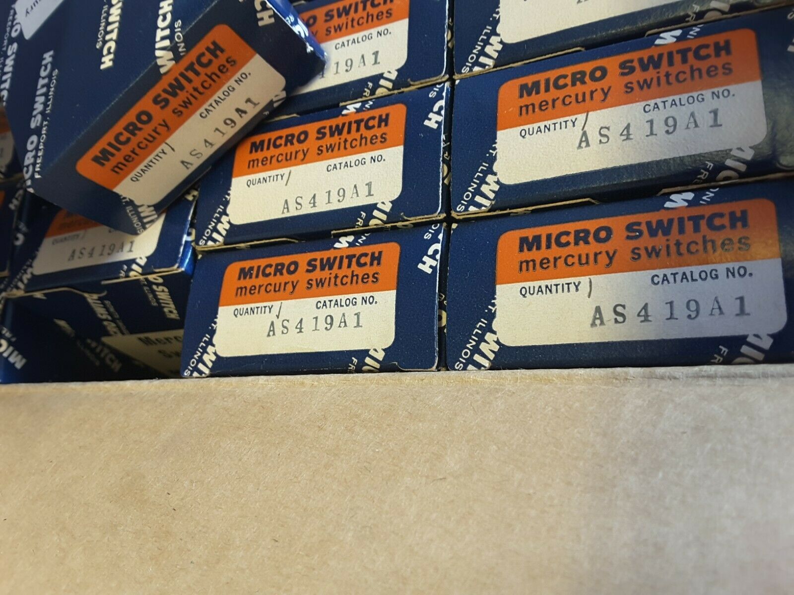 (5 pcs) MICRO SWITCH AS419A1 MERCURY MINI SWITCH (LOT OF 5) NEW SALE SALE $19 - $17.77