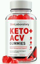 Slimlaboratory Keto + ACV Gummies to Boost Ketosis for Rapid Weight Loss... - $42.44