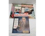 Lot Of (3) 1956 Radio Electronics Magazines Dec 1955 June 1958 July 1963 - $47.51