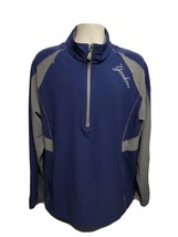 New York Yankees Mens Blue &amp; Gray XL Pullover Jacket - £62.98 GBP