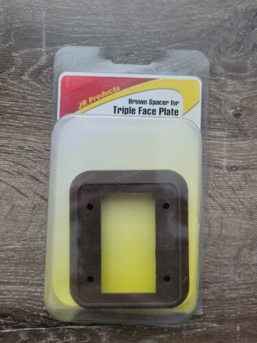 JR Products 13565 Brown Spacer For Triple Face Plate - $12.82