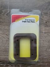 JR Products 13565 Brown Spacer For Triple Face Plate - £10.22 GBP