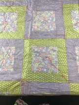 Knotted Prayer Handmade Baby Quilt 47”x58”Kg W2 - £47.47 GBP