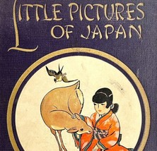 Little Pictures From Japan 1925 1st Edition HC Illustrated Childrens Book BKBX16 - £47.25 GBP