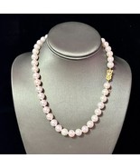 Mikimoto Estate Akoya Pearl Necklace 18&quot; 18k Y Gold 10 mm Certified $106... - £27,990.17 GBP