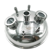 HFS Hemispherical Lid 12&quot; x 1.5&quot; Tri Clamp, (2)1/4&quot; FNPT, (2)1/2&quot; MNPT - £438.41 GBP