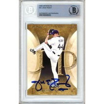 Jake Peavy San Diego Padres Auto 2005 Upper Deck Artifacts #41 Signed BAS Slab - £62.64 GBP