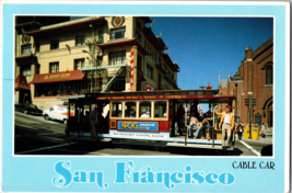 Cable Car China Town San Francisco California Vintage Postcard Continental - £4.46 GBP