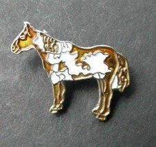 Pinto Brown Horse Lapel Pin Badge 3/4 Inch - £4.29 GBP