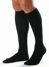 BSN Med/-Beiersdorf /Jobst (a) Jobst For Men 8-15 Over-The-Calf Sock Black Large - £28.76 GBP
