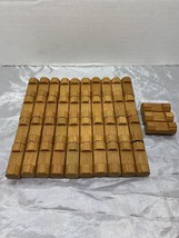 Lincoln Logs Lot Of 43 Small 1 Notch Round Log Pieces 1.5&quot; - £4.77 GBP