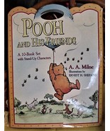 Vintage Disney&#39;s Pooh and His Friends 10 Mini Book Folio - £44.56 GBP