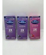 LOT of Pedialyte Fast Hydration *03/25&amp;07/25* Strawberry &amp; Grape, 24 ct ... - $26.63 CAD