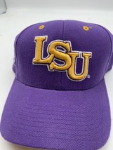 LSU Tigers Logo University Hat Cap Purple & Yellow Colosseum Adjustable Strap - $13.86