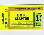 1976 Eric Clapton Ticket Stub San Antonio Texas I Tried Not To Be Anythi... - £24.99 GBP