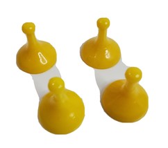 For Parker Brothers Sorry Game Yellow 4 Pieces Only Replacement Parts - £6.88 GBP