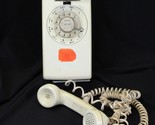 Bell Rotary Wall Phone White Western Electric Vintage 1962 554 Working C... - $35.27