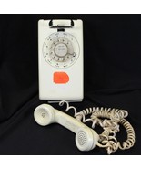 Bell Rotary Wall Phone White Western Electric Vintage 1962 554 Working C... - £27.59 GBP