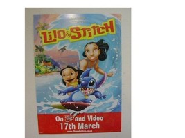 Disney&#39;s Lilo and Stitch Poster &amp; Cast Shot Walt Disney - £21.23 GBP
