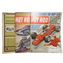 Lot of 3 Hot Rod Magazines  May 1968, June 1969 - £15.30 GBP