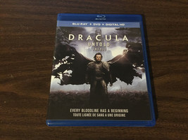Dracula Untold Blu ray DVD Luke Evans Dominic Cooper Sarah Gadon - £7.02 GBP