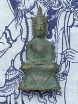 Phra Chai Hlor Bucha Ngan Old Ayutthaya Ngang Angkor Cambodia Rare Thai Amulet - £63.94 GBP