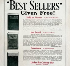 1916 Perry Mason Free Bestseller Giveaway Advertisement Book Ephemera 16 x 11&quot; - £23.56 GBP