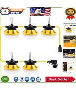 5000 Lumen 50FT LED String Lights with Hooks - Perfect for Construction ... - $1,846.13 MXN