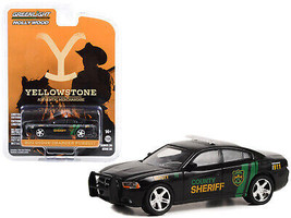 2011 Dodge Charger Pursuit #18 County Sheriff Deputy Black Yellowstone 2018-Curr - £14.66 GBP