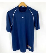 Nike Boys Athletic Fit Dry Top Size XL (18-20) Navy Blue Workout Gym Shirt - $376.33 MXN
