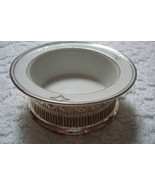 Sheffield Silverplate and Ceramic footed Royal Rochester Bowl [83C] - $47.39 CAD