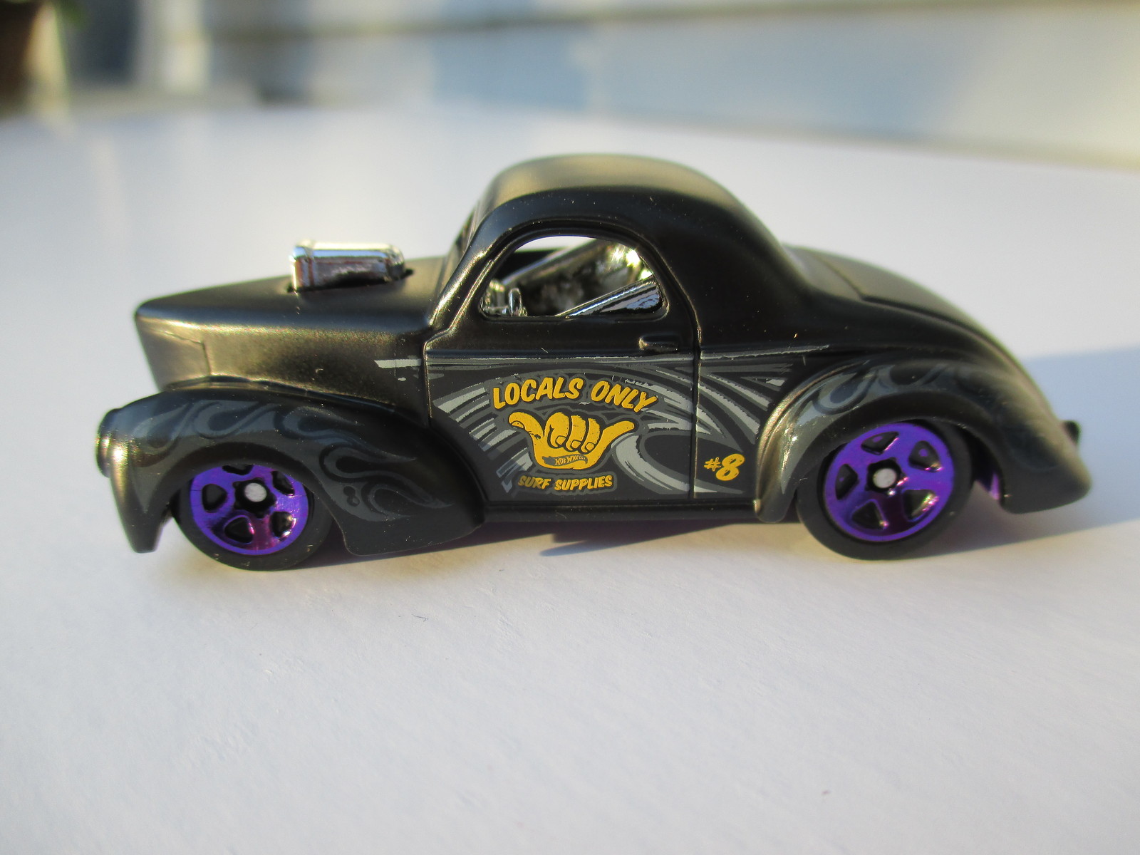 Hot Wheels Mystery car, 41 Willys, Awesome in Black Primer, VGC - $6.00