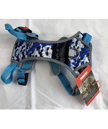 NWT Thinkpet Dog Harness Medium No Pull Blue Camouflage - £19.51 GBP