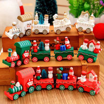2017 New Mini Christmas Santa Train Tree Decor Kids Toy Gift for Christmas Festi - £4.74 GBP