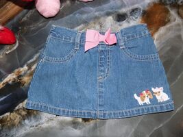 Gymboree Blue Denim Skirt W/Doggies Size 12/18 Months Girl's - $14.40