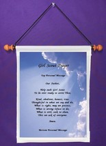 Girl Scout Prayer - Personalized Wall Hanging (554-1) - £16.01 GBP