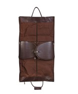 Premium Leather Toiletry Carry Handle Bag, Luggage Bag, Brown Travel Spo... - $197.91 CAD