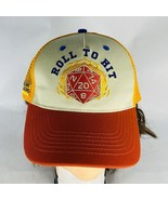 New! Dungeons &amp; Dragons D&amp;D Roll to Hit Trucker SnapBack Hat Retro Stranger - $29.99